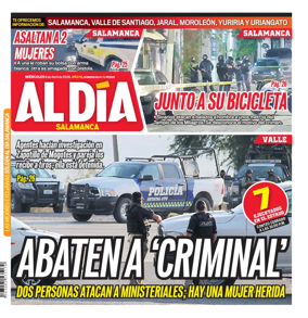Cover of Periodico Al Dia (Salamanca)
