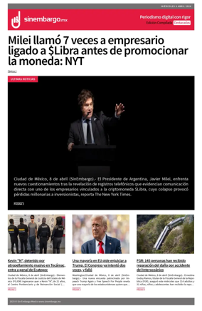 Cover of Sin Embargo destacadas