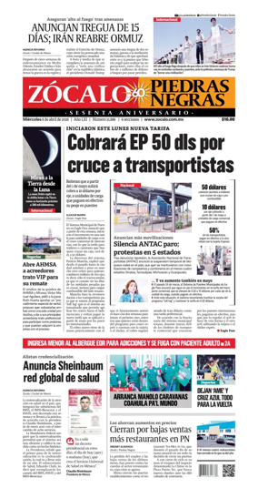 Cover of Zocalo Piedras Negras