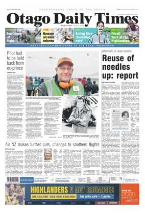 Cover of Otago Daily Times