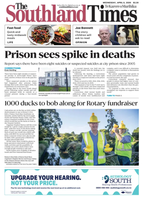 Cover of The Southland Times