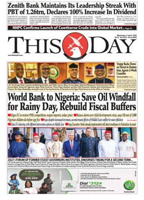 Cover of THISDAY
