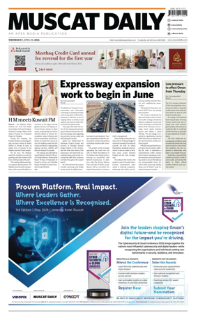 Cover of Muscat Daily