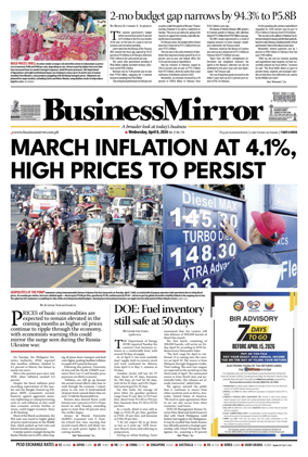 Cover of BusinessMirror