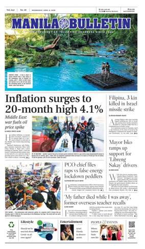 Cover of Manila Bulletin