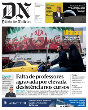 Cover of Diario de Noticias