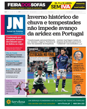 Cover of Jornal de Noticias