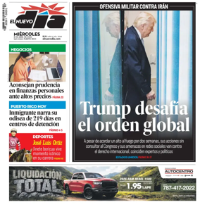 Cover of El Nuevo Dia
