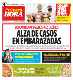Cover of Primera Hora