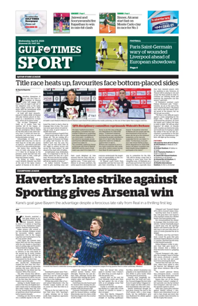 Cover of Gulf Times Sport