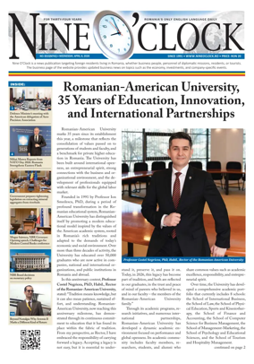 Cover of Nine o clock (Romania) Daily