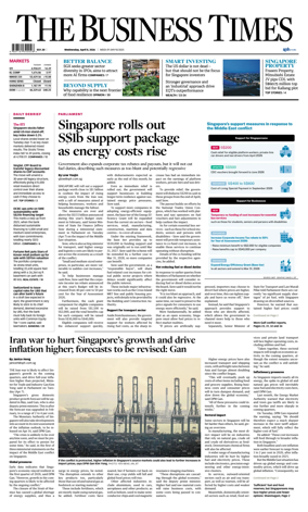 Cover of The Business Times