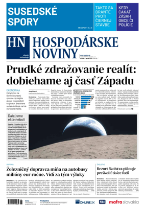 Cover of Hospodarske noviny