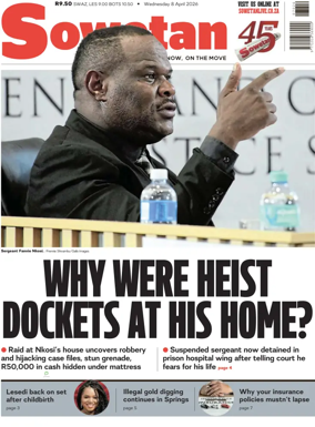Cover of Sowetan