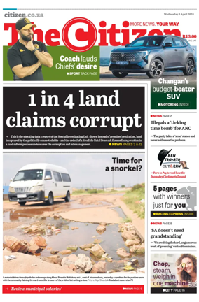 Cover of The Citizen (KZN)