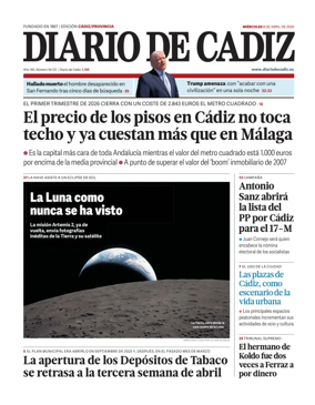 Cover of Diario de Cadiz