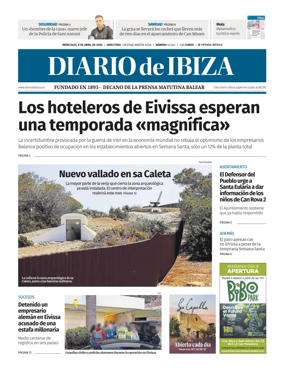 Cover of Diario de Ibiza