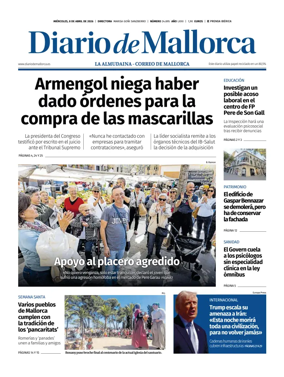 Cover of Diario de Mallorca