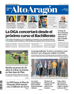 Cover of Diario del Alto Aragon