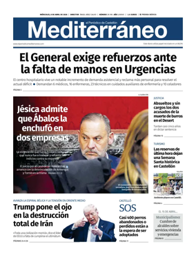 Cover of El Periodico Mediterraneo