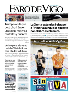 Cover of Faro de Vigo