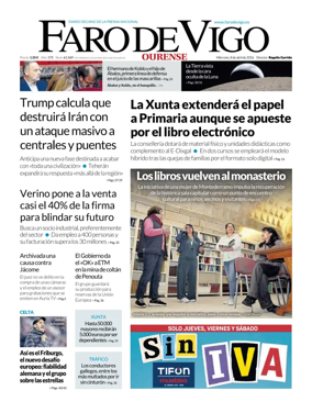 Cover of Faro de Vigo (Ourense)