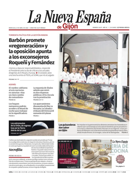 Cover of La Nueva Espana (Gijon)