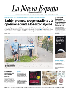 Cover of La Nueva Espana (Oviedo)