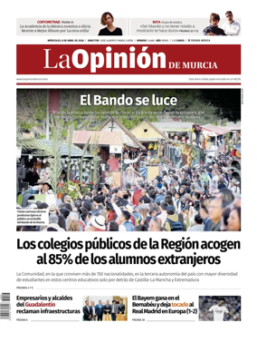 Cover of La Opinion de Murcia