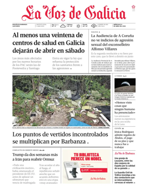 Cover of La Voz de Galicia (Barbanza)