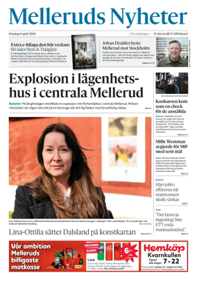 Cover of Melleruds Nyheter
