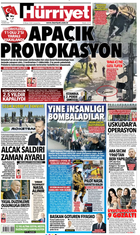Cover of Hurriyet