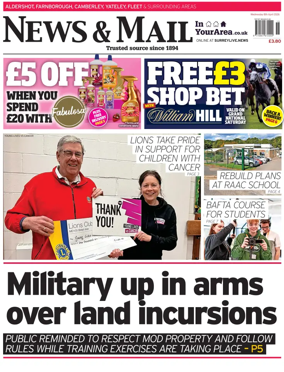 Cover of Aldershot News & Mail