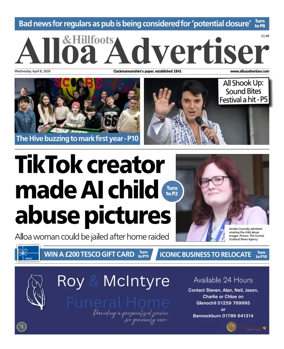 Cover of Alloa Advertiser