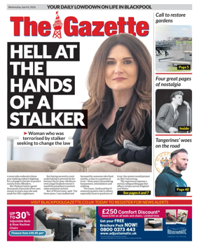 Cover of Blackpool Gazette