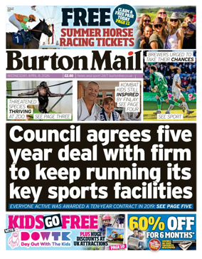 Cover of Burton Mail