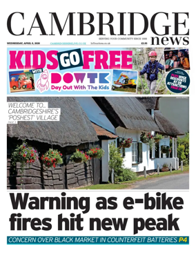 Cover of Cambridge News