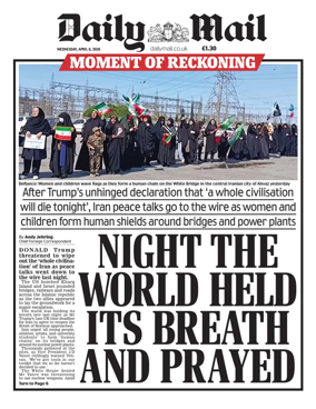 Cover of Daily Mail