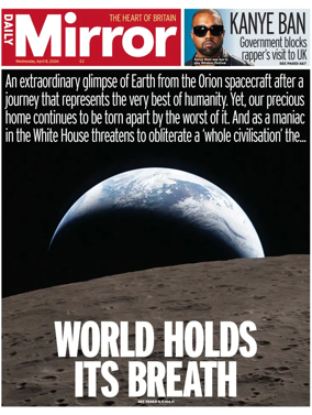 Cover of Daily Mirror
