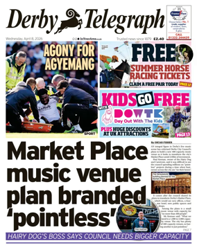 Cover of Derby Telegraph