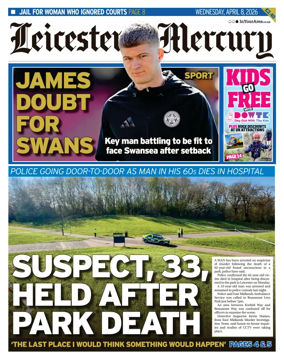 Cover of Leicester Mercury