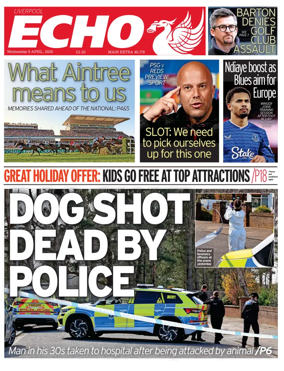 Cover of Liverpool Echo