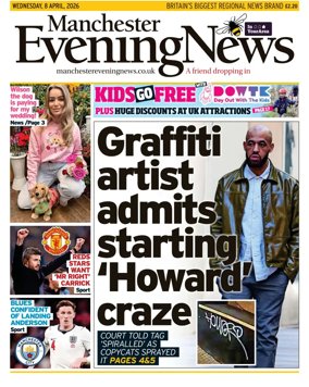 Cover of Manchester Evening News