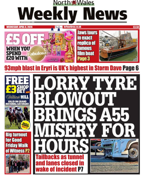 Cover of North Wales Weekly News