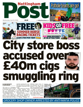 Cover of Nottingham Post