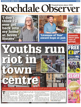 Cover of Rochdale Observer