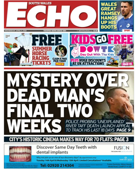 Cover of South Wales Echo
