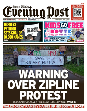 Cover of South Wales Evening Post