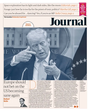 Cover of The Guardian e-paper Journal