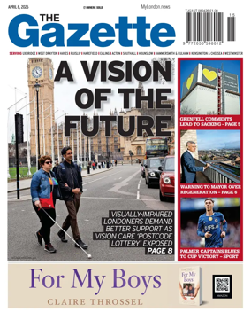 Cover of Uxbridge Gazette